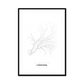 All roads lead to Córdoba (Spain) Fine Art Map Print