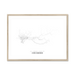 All roads lead to Chelyabinsk (Russian Federation) Fine Art Map Print