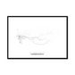 All roads lead to Cherepovets (Russian Federation) Fine Art Map Print