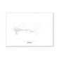 All roads lead to Chita (Russian Federation) Fine Art Map Print