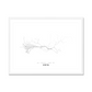 All roads lead to Chita (Russian Federation) Fine Art Map Print