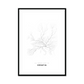 All roads lead to Croatia Fine Art Map Print