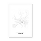 All roads lead to Croatia Fine Art Map Print