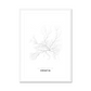 All roads lead to Croatia Fine Art Map Print