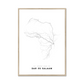 All roads lead to Dar es Salaam (Tanzania) Fine Art Map Print