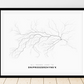 All roads lead to Dniprodzerzhyns’k (Ukraine) Fine Art Map Print