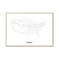 All roads lead to Eugene (United States of America) Fine Art Map Print