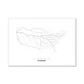 All roads lead to Eugene (United States of America) Fine Art Map Print