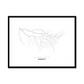 All roads lead to Everett (United States of America) Fine Art Map Print