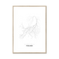 All roads lead to Finland Fine Art Map Print