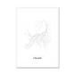 All roads lead to Finland Fine Art Map Print