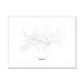 All roads lead to Galaţi (Romania) Fine Art Map Print