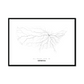 All roads lead to Geneva (United States of America) Fine Art Map Print
