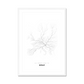 All roads lead to Graz (Austria) Fine Art Map Print