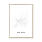 All roads lead to Great Britan Fine Art Map Print