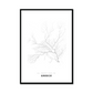 All roads lead to Greece Fine Art Map Print