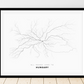All roads lead to Hungary Fine Art Map Print