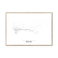All roads lead to Irkutsk (Russian Federation) Fine Art Map Print