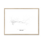 All roads lead to Irkutsk (Russian Federation) Fine Art Map Print