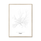 All roads lead to Italy Fine Art Map Print