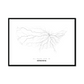 All roads lead to Kenosha (United States of America) Fine Art Map Print