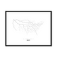 All roads lead to Kent (United States of America) Fine Art Map Print