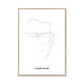 All roads lead to Khartoum (Sudan) Fine Art Map Print
