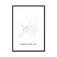 All roads lead to Kingston upon Hull (United Kingdom of Great Britain and Northern Ireland) Fine Art Map Print