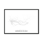 All roads lead to Komsomolsk-on-Amur (Russian Federation) Fine Art Map Print