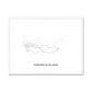 All roads lead to Komsomolsk-on-Amur (Russian Federation) Fine Art Map Print