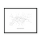All roads lead to Kropyvnytskyi (Ukraine) Fine Art Map Print
