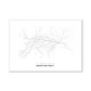 All roads lead to Kropyvnytskyi (Ukraine) Fine Art Map Print