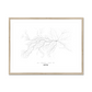 All roads lead to Kyiv (Ukraine) Fine Art Map Print