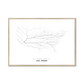 All roads lead to Las Vegas (United States of America) Fine Art Map Print