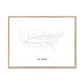 All roads lead to Las Vegas (United States of America) Fine Art Map Print