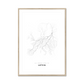 All roads lead to Latvia Fine Art Map Print