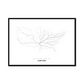All roads lead to Lawton (United States of America) Fine Art Map Print