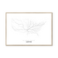 All roads lead to Lawton (United States of America) Fine Art Map Print