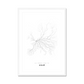 All roads lead to Lille (France) Fine Art Map Print