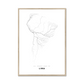 All roads lead to Lima (Peru) Fine Art Map Print
