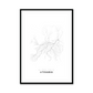 All roads lead to Lithuania Fine Art Map Print