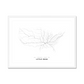 All roads lead to Little Rock (United States of America) Fine Art Map Print