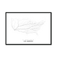All roads lead to Los Angeles (United States of America) Fine Art Map Print