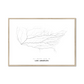 All roads lead to Los Angeles (United States of America) Fine Art Map Print