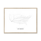 All roads lead to Los Angeles (United States of America) Fine Art Map Print
