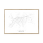 All roads lead to Mahilyow (Belarus) Fine Art Map Print