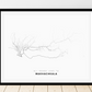 All roads lead to Makhachkala (Russian Federation) Fine Art Map Print