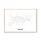 All roads lead to Makiyivka (Ukraine) Fine Art Map Print