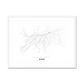 All roads lead to Minsk (Belarus) Fine Art Map Print