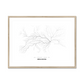 All roads lead to Moldova Fine Art Map Print